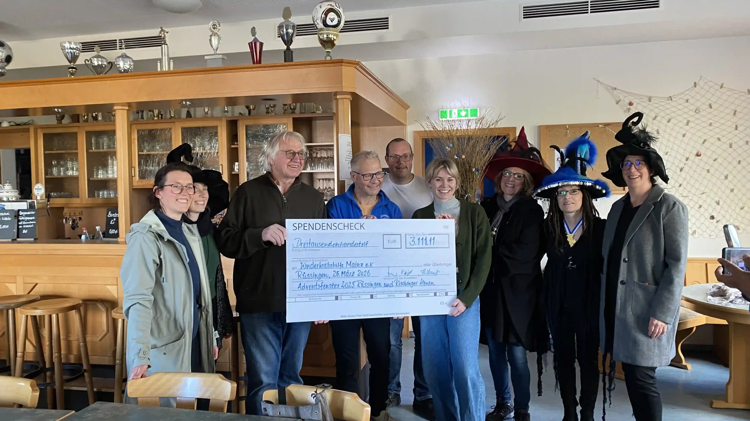 Spendenübergabe